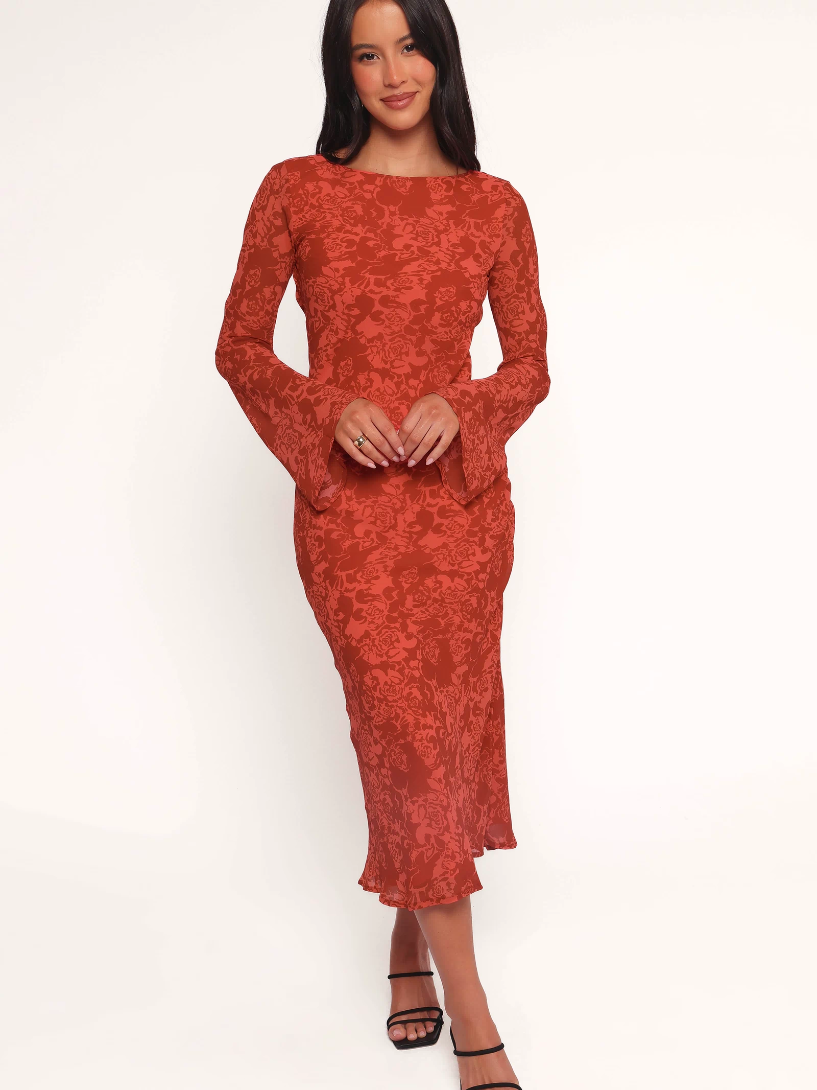 Petal and Pup USA DRESSES Talitha Maxi Dress - Red Roses