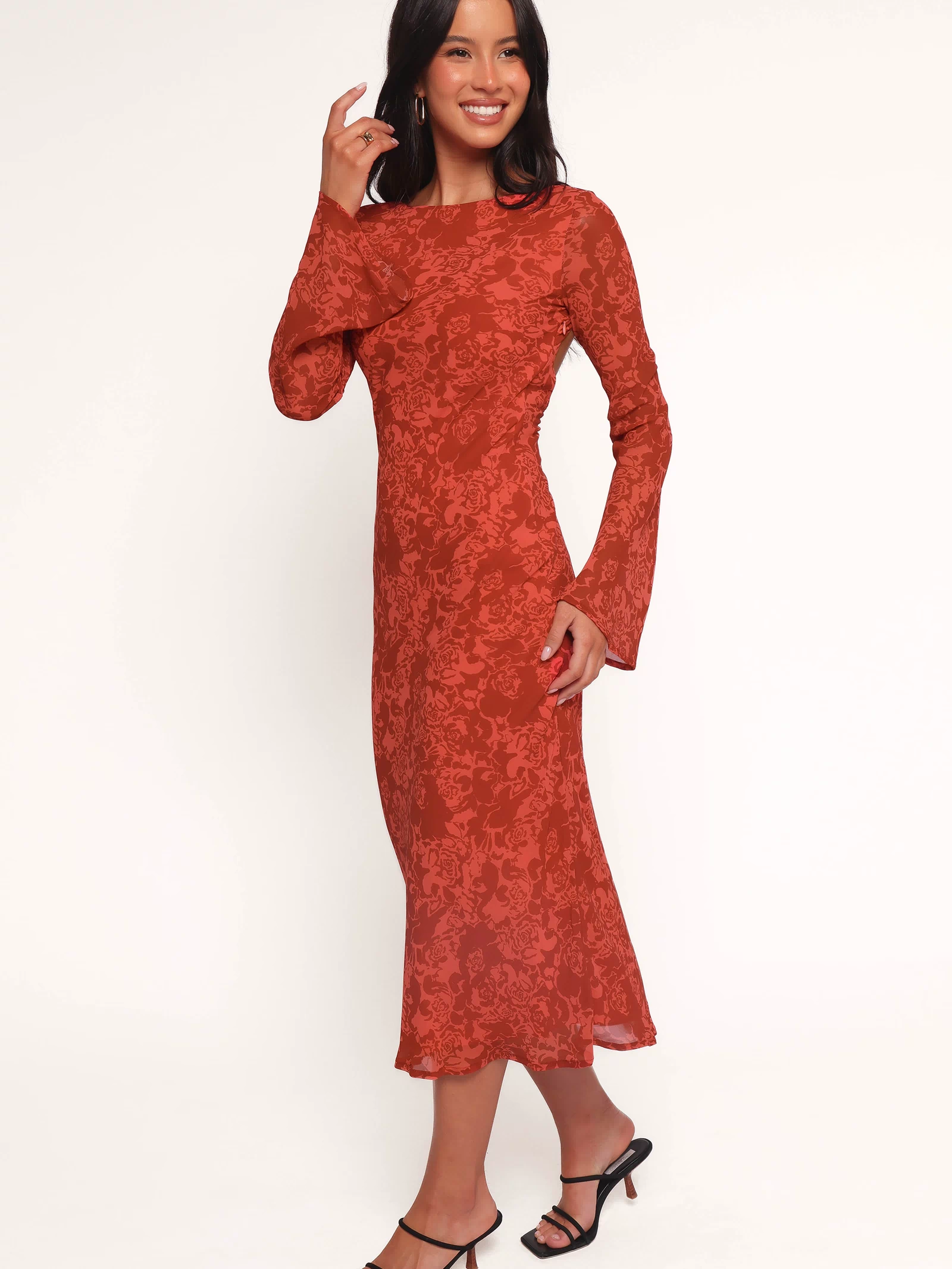 Petal and Pup USA DRESSES Talitha Maxi Dress - Red Roses