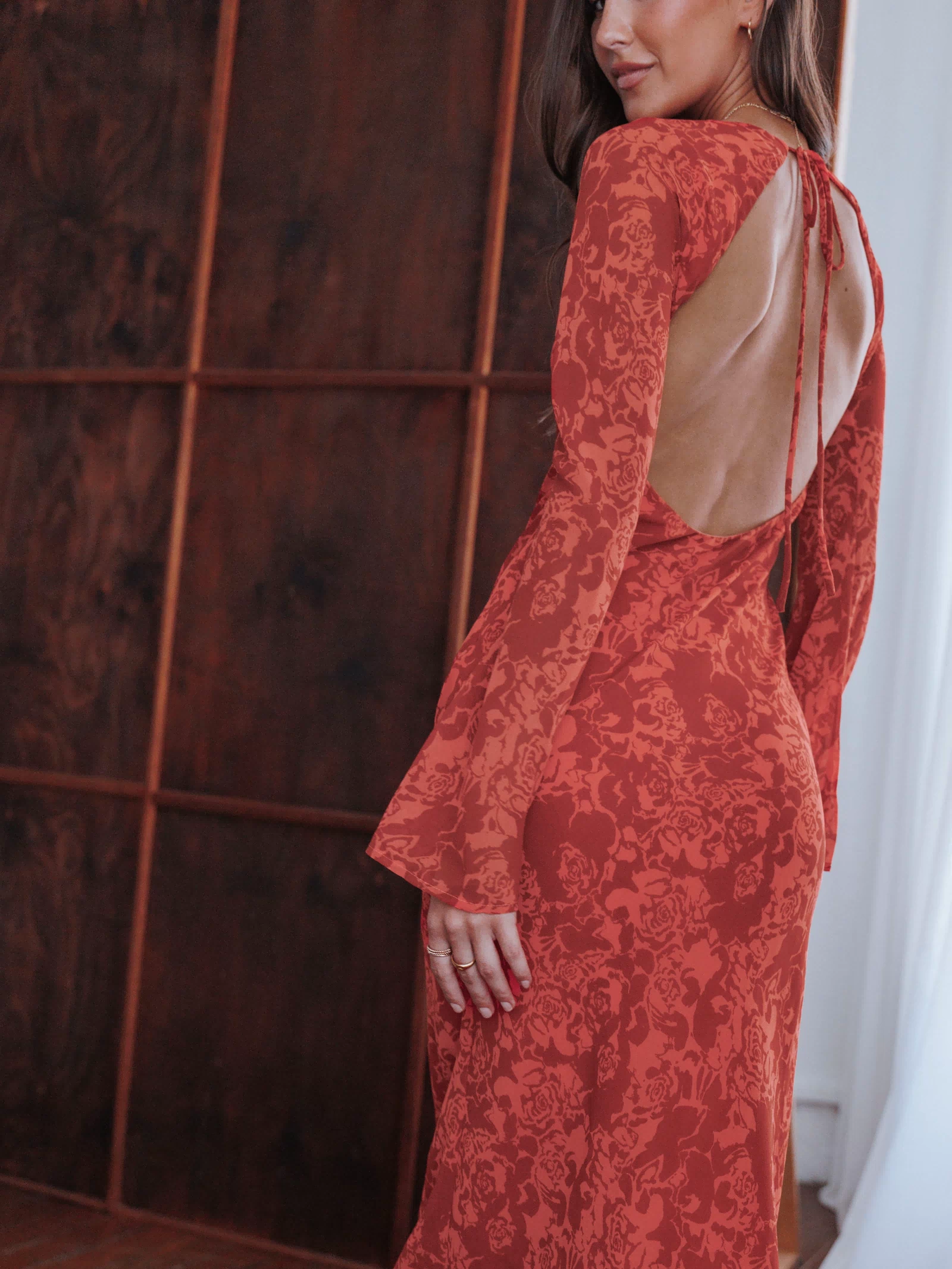 Petal and Pup USA DRESSES Talitha Maxi Dress - Red Roses