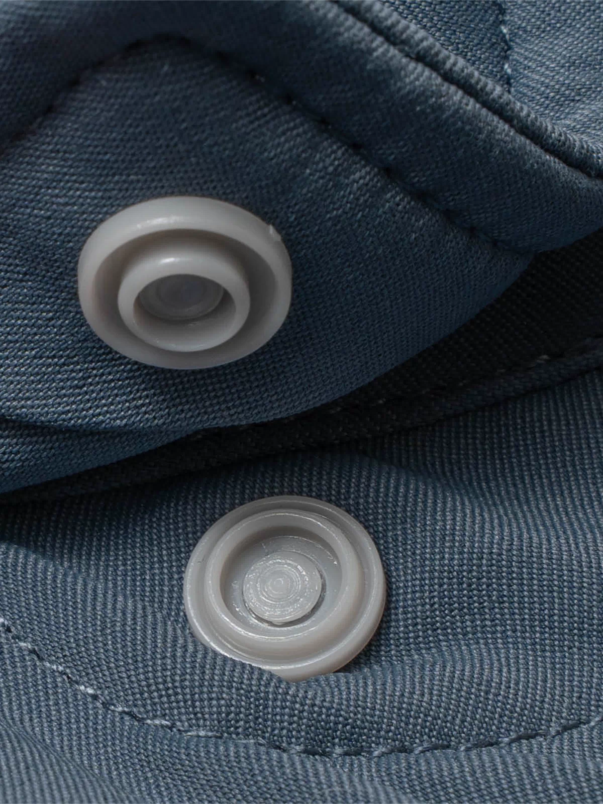 photo of collar snap on shirt