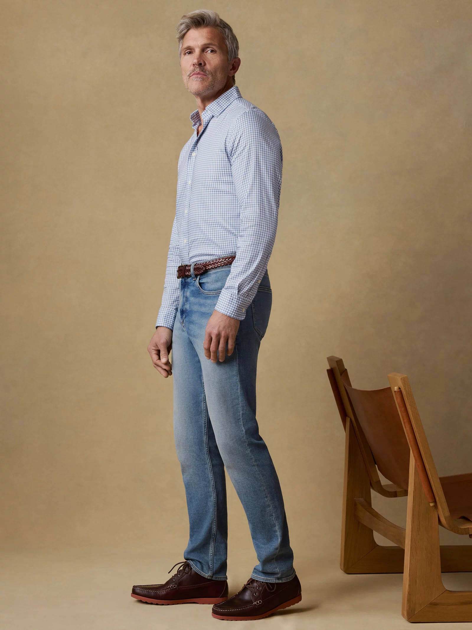 The Movement Shirt - Light Blue Gingham