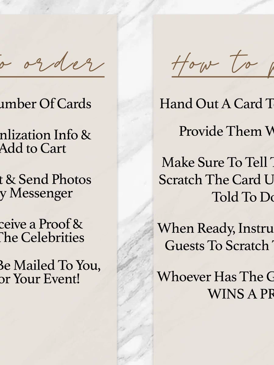 Bridal Shower Games