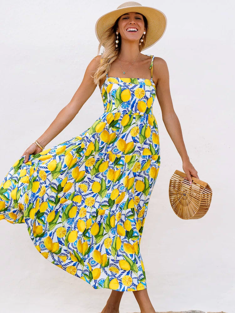 Lavender The Positano - Resort Dress