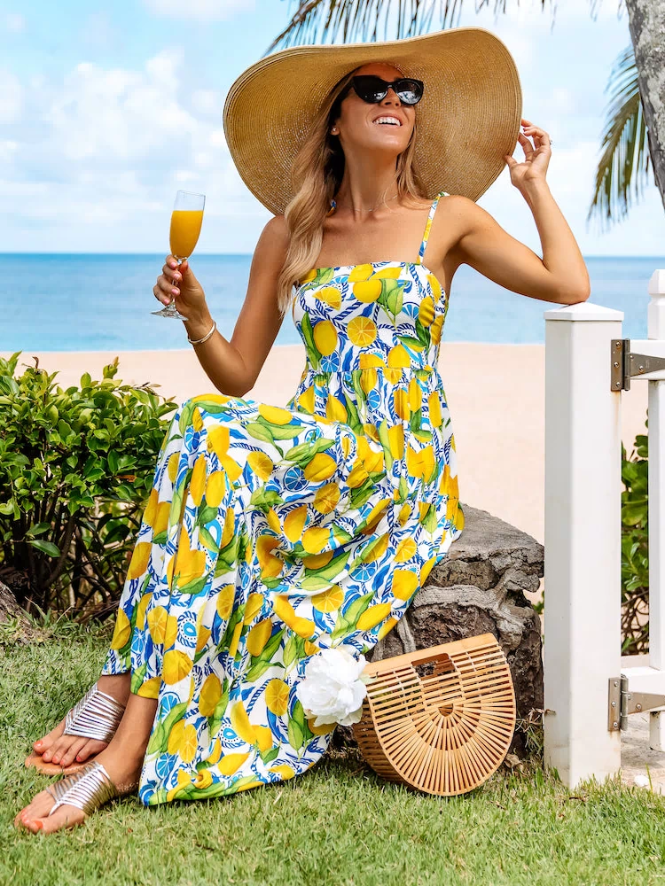 Light Gray The Positano - Resort Dress