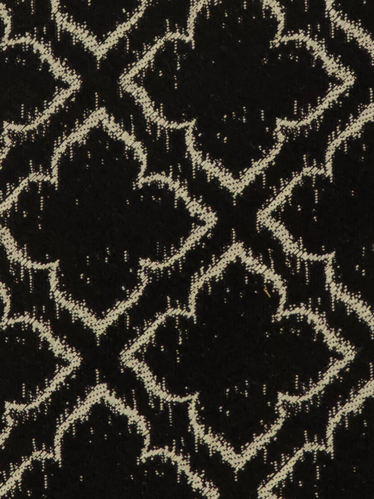 Damask Tile Black Tie Swatch Image