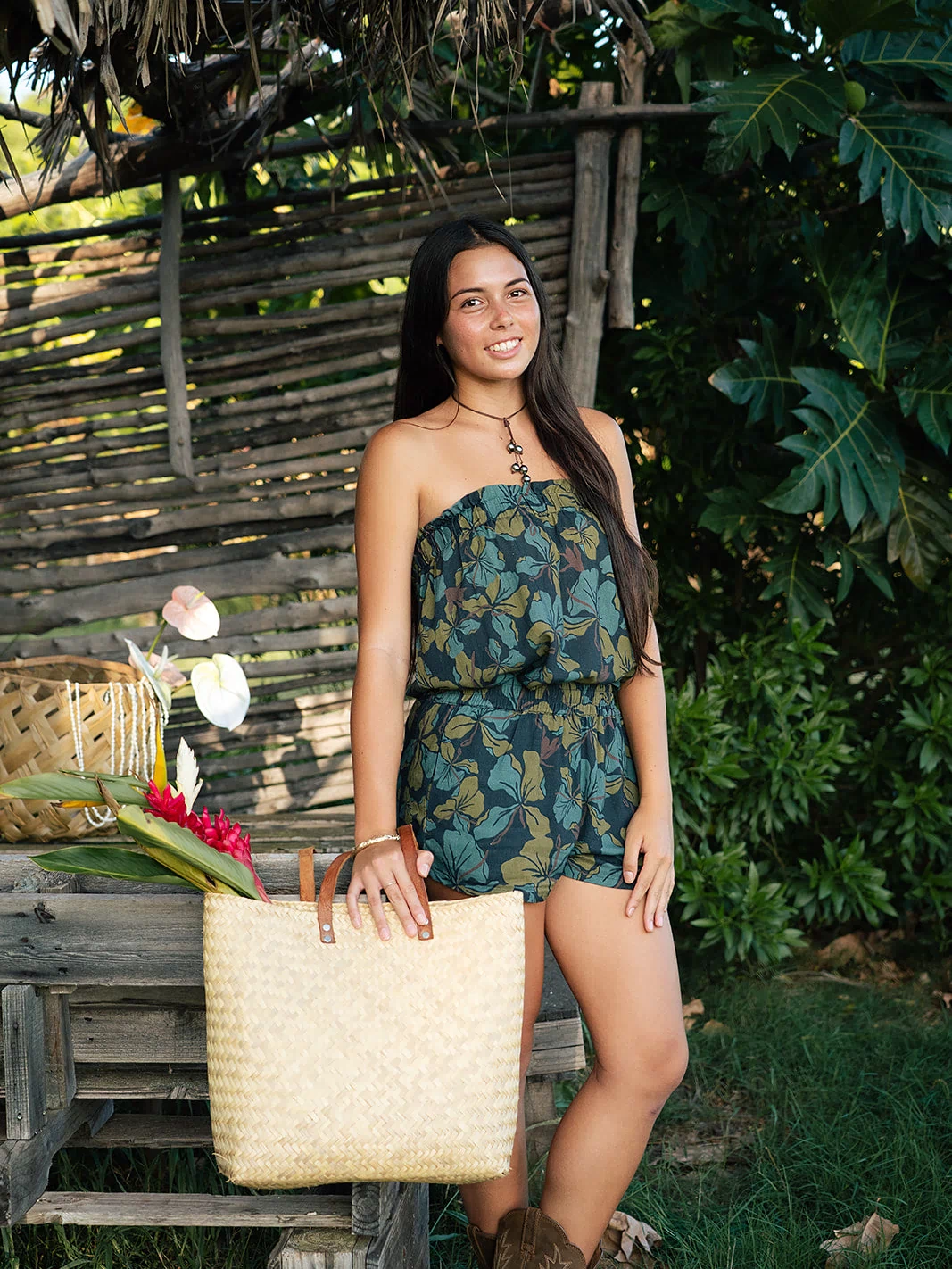 Tita Tube Top Set - Peacock