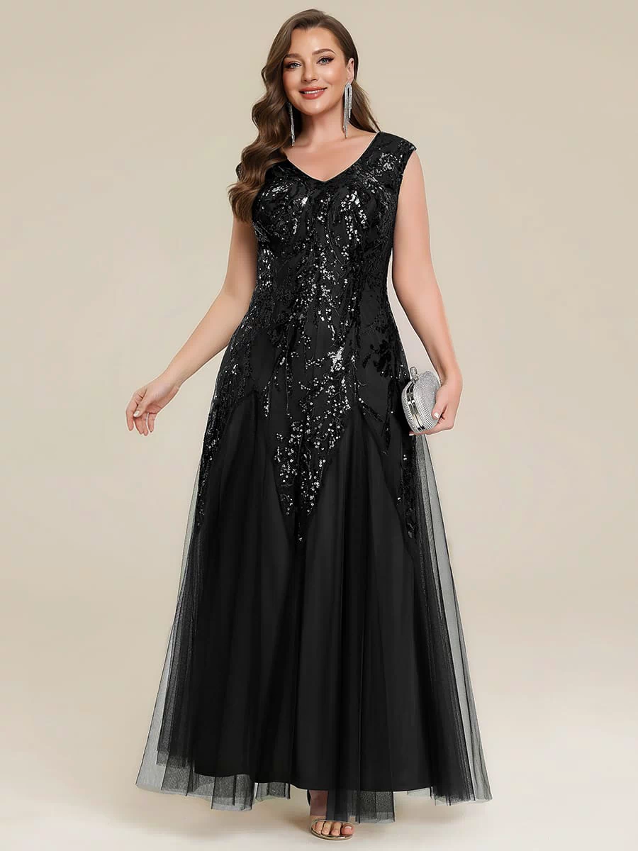 Top Picks Black Evening Gowns #style_EE02559BK