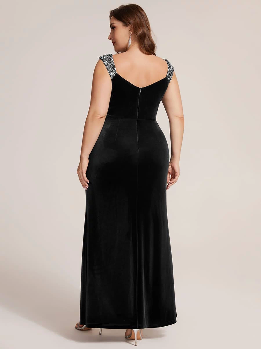 Top Picks Black Evening Gowns #style_EE03023BK