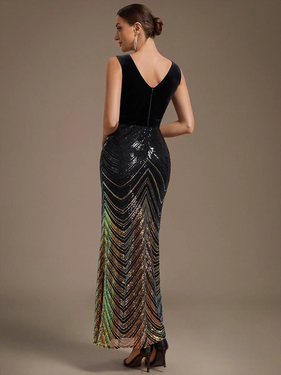Top Picks Black Evening Gowns #style_EE02788KG