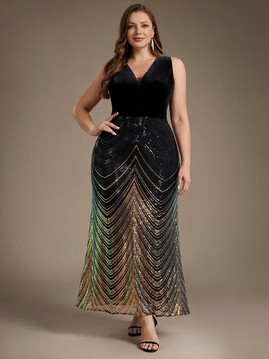Top Picks Black Evening Gowns #style_EE02788KG