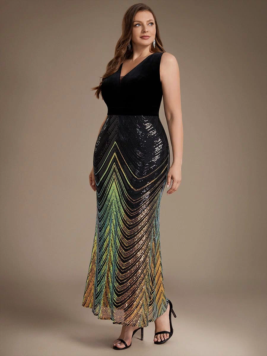 Top Picks Black Evening Gowns #style_EE02788KG