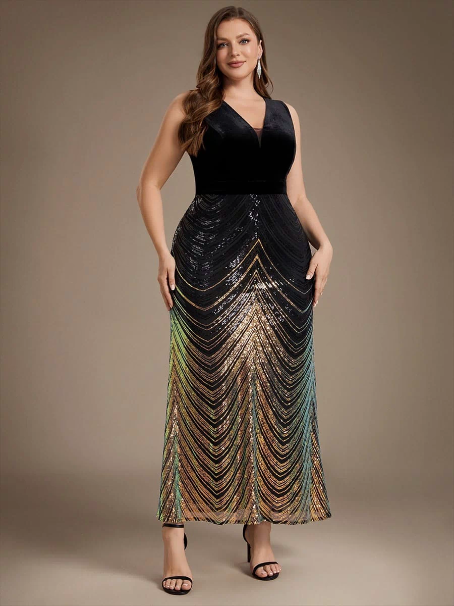 Top Picks Black Evening Gowns #style_EE02788KG