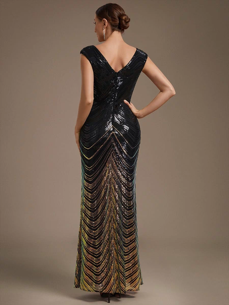 Top Picks Black Evening Gowns #style_EE02829KG