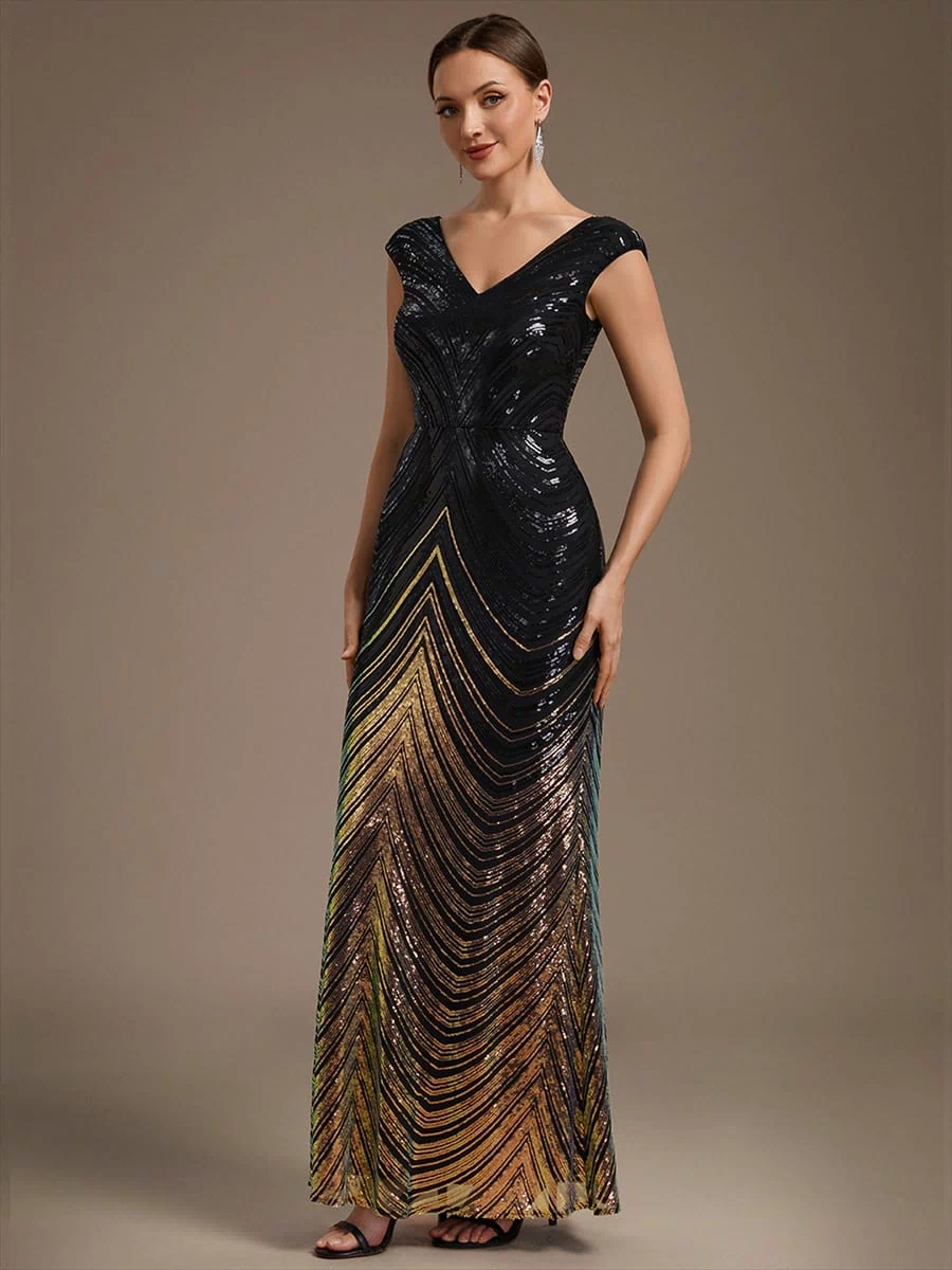 Top Picks Black Evening Gowns #style_EE02829KG