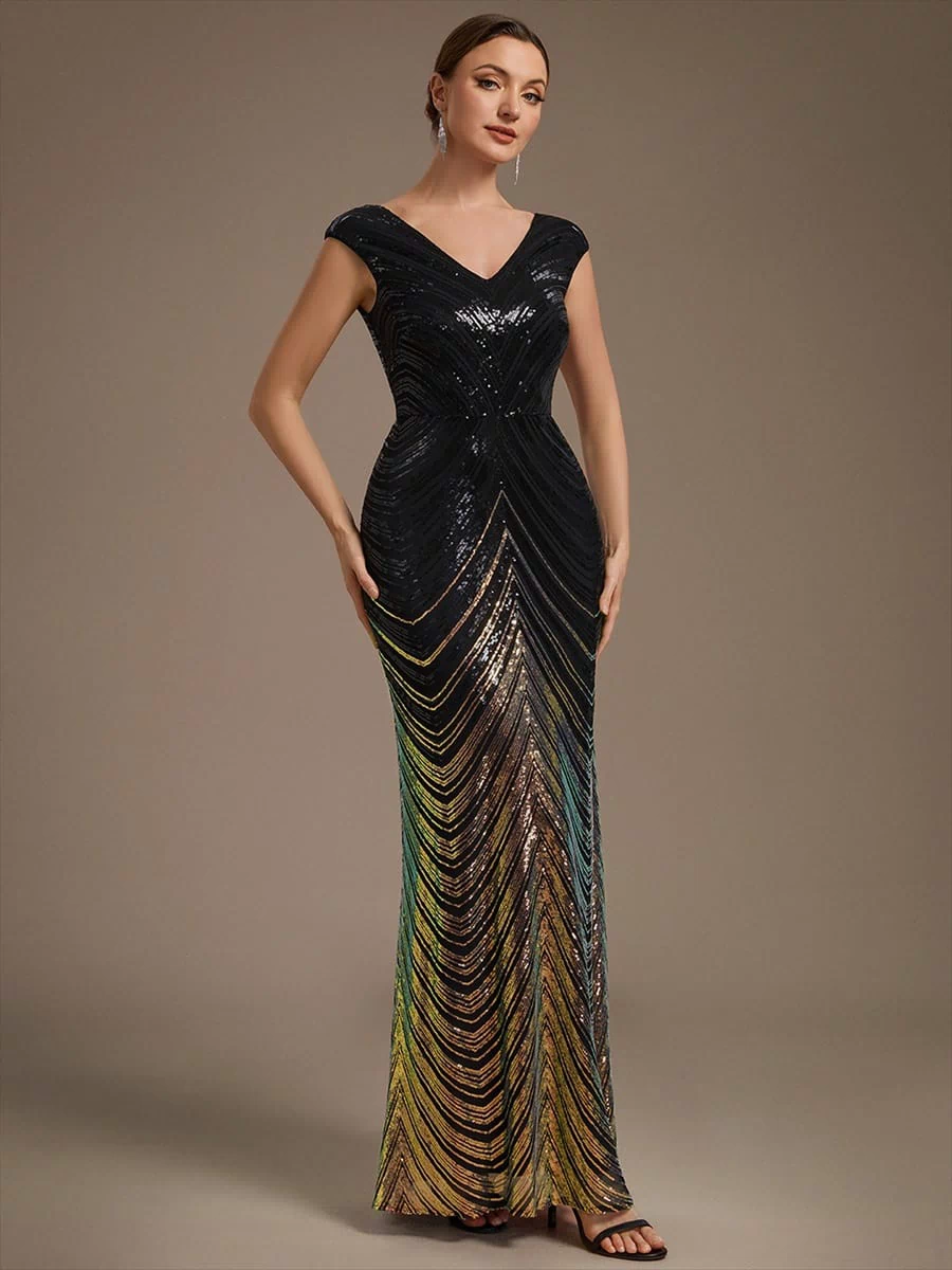 Top Picks Black Evening Gowns #style_EE02829KG
