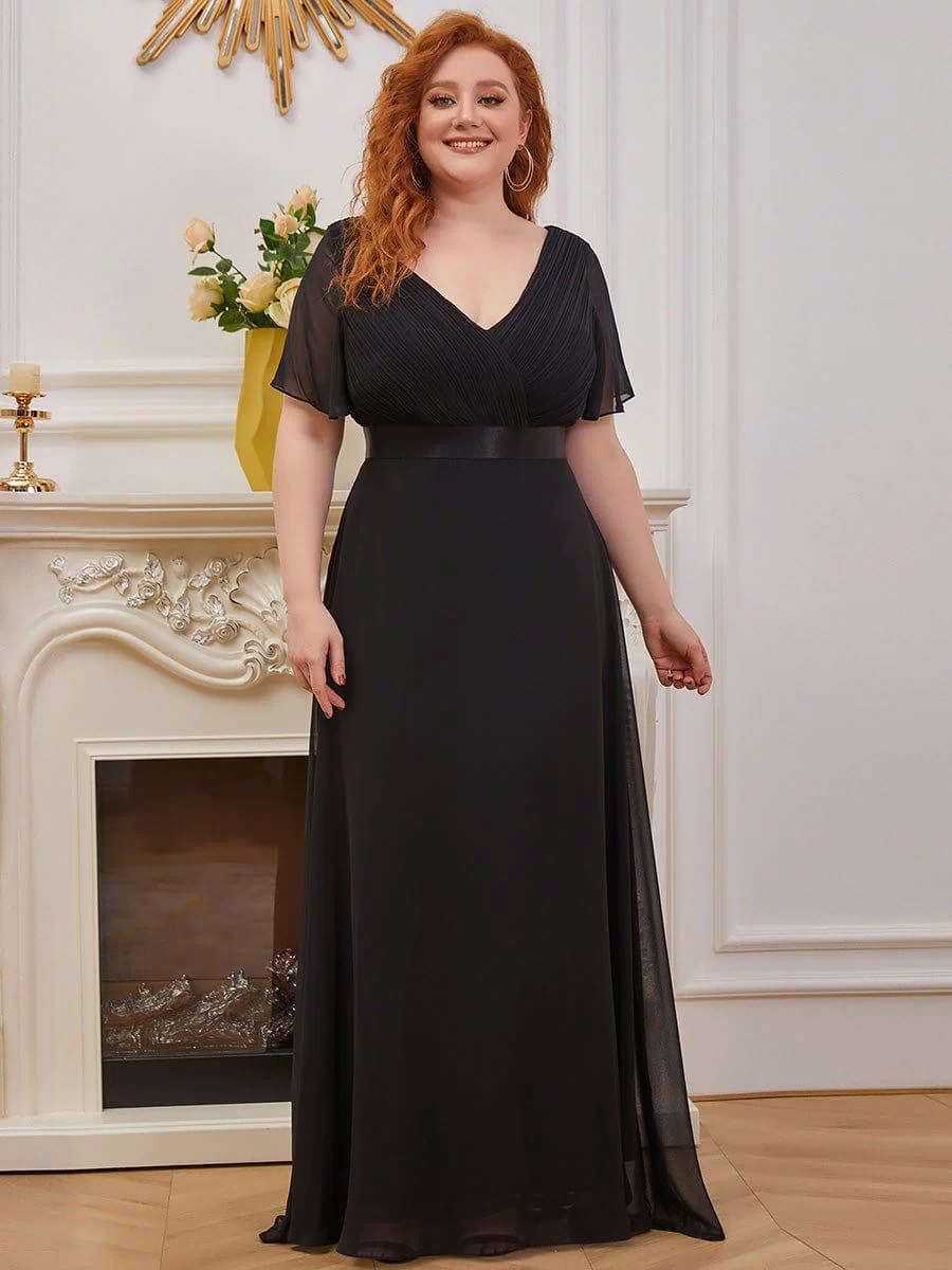 Top Picks Black Evening Gowns #style_EP09890BK