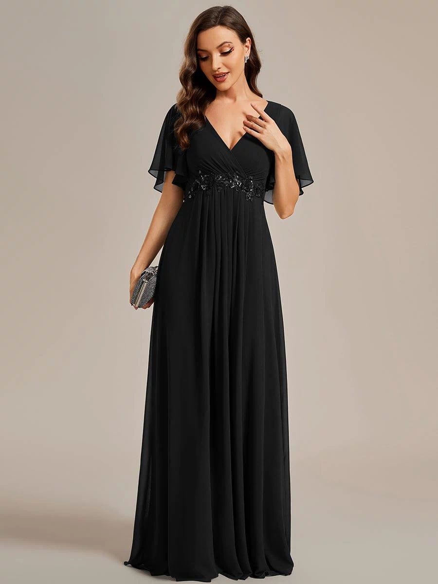 Top Picks Black Evening Gowns #style_EE01960BK