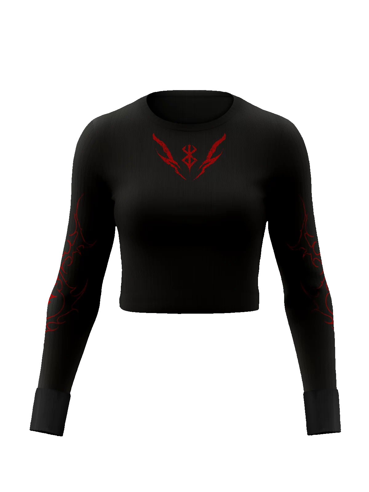 Tormented Seamless Cropped Top