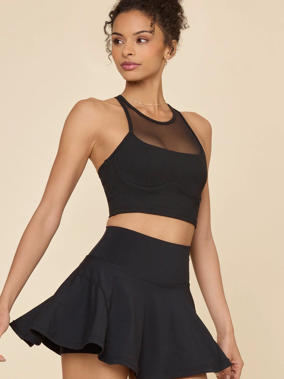 Twirl Skort - Black