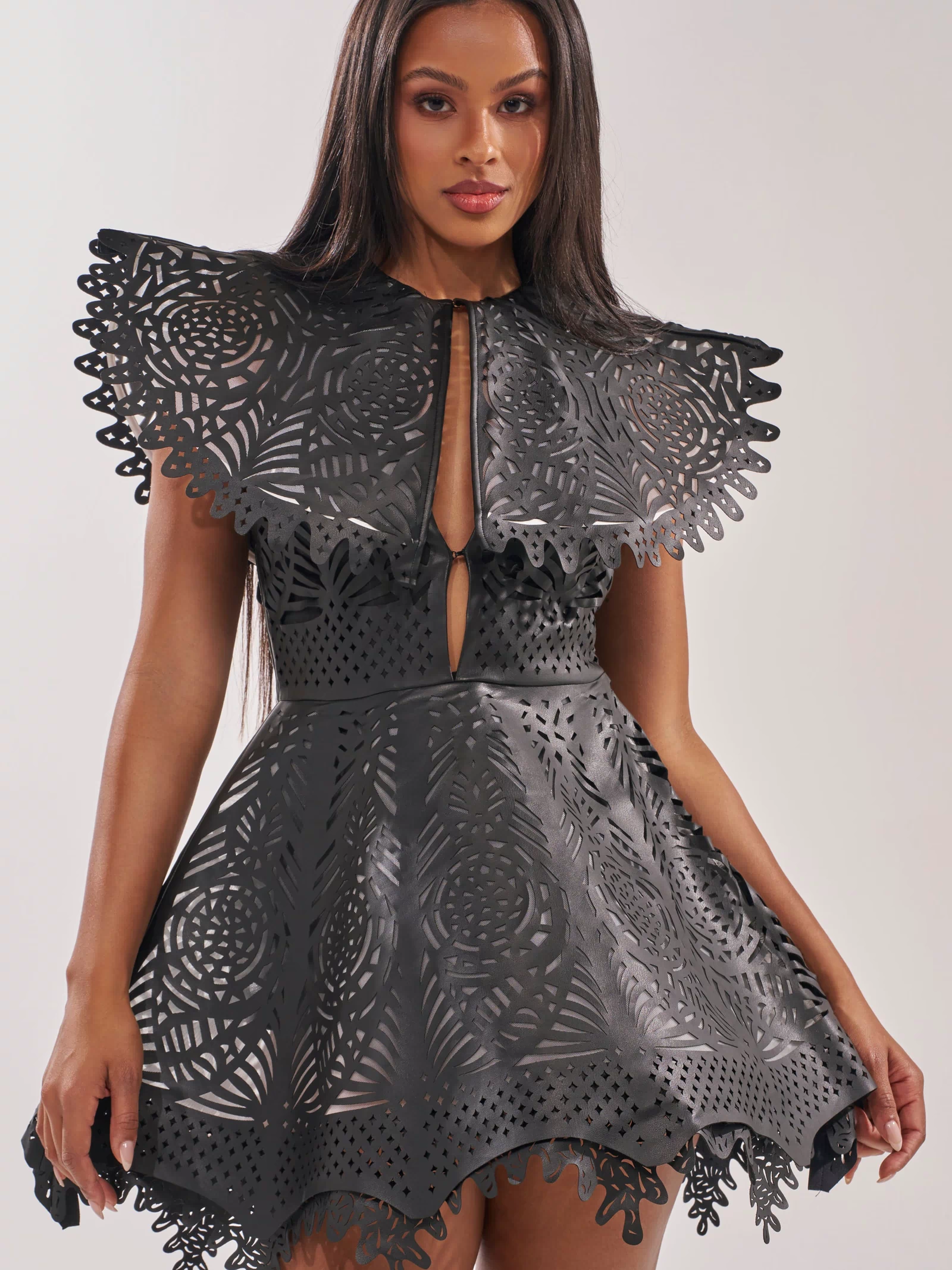 URBAN EDGE MINI COLLARED DRESS