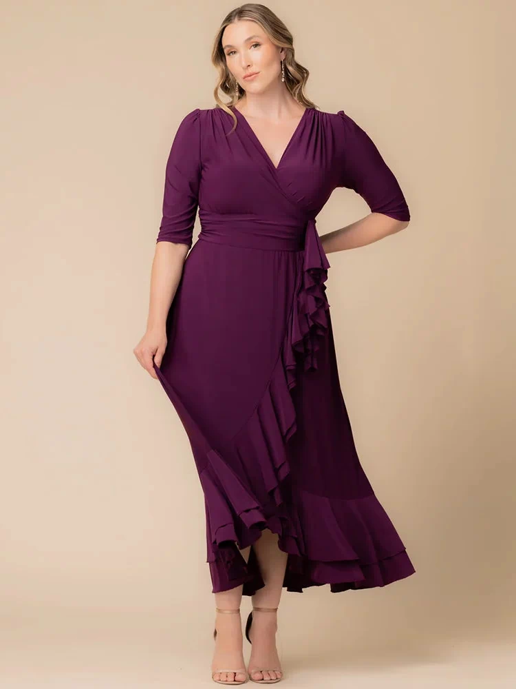 Veronica Ruffled Evening Gown