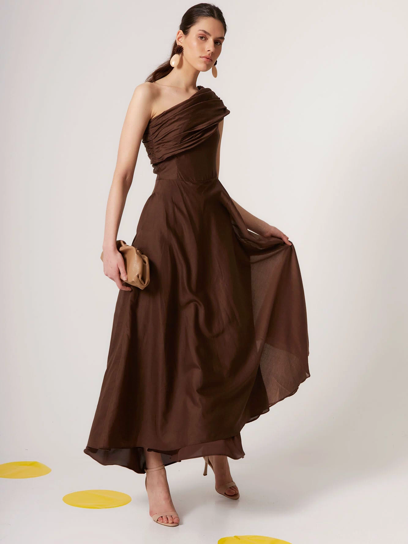 VESTIDO GINEBRA MARRON