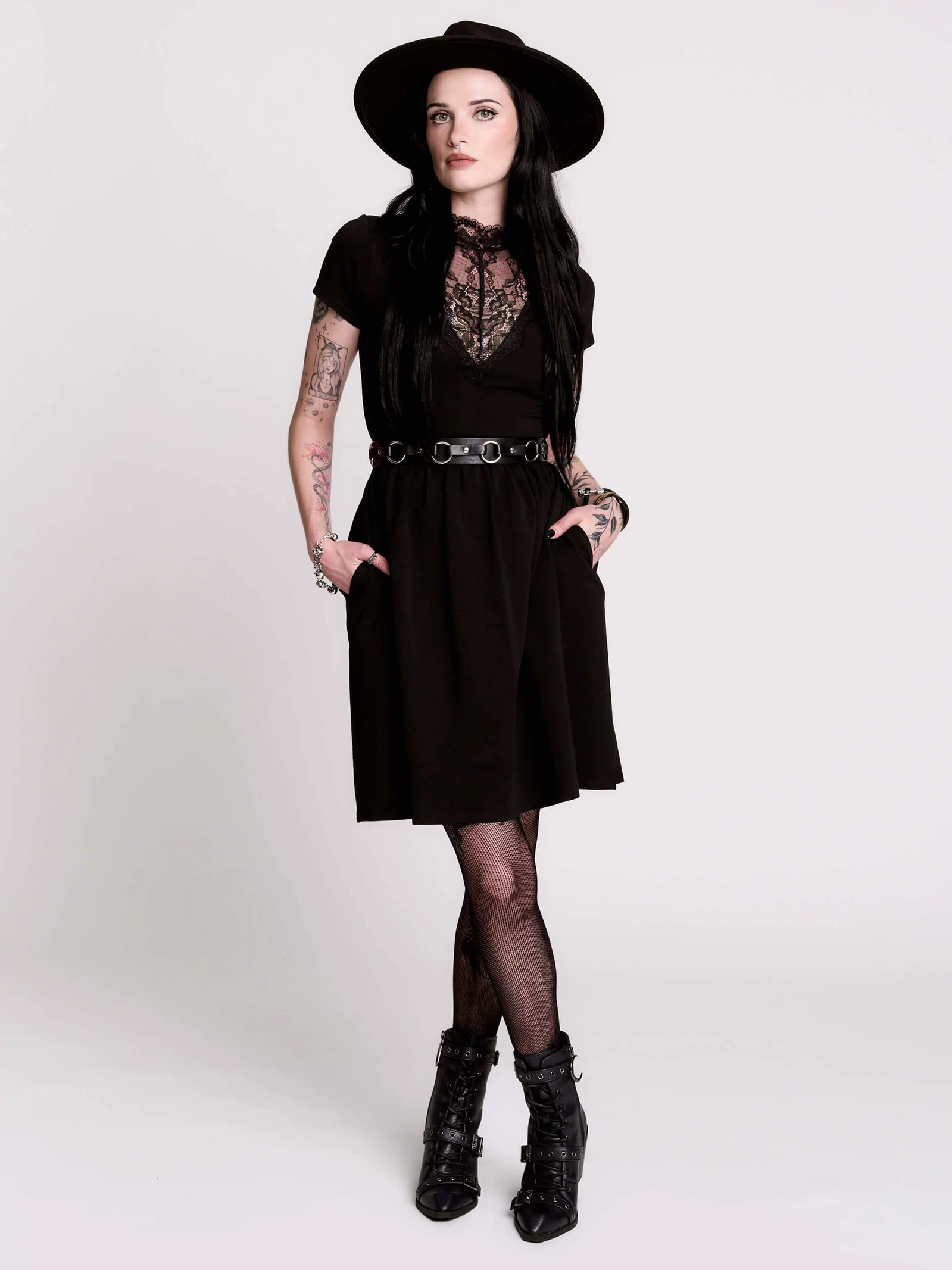 Victorian Lace Skater Dress