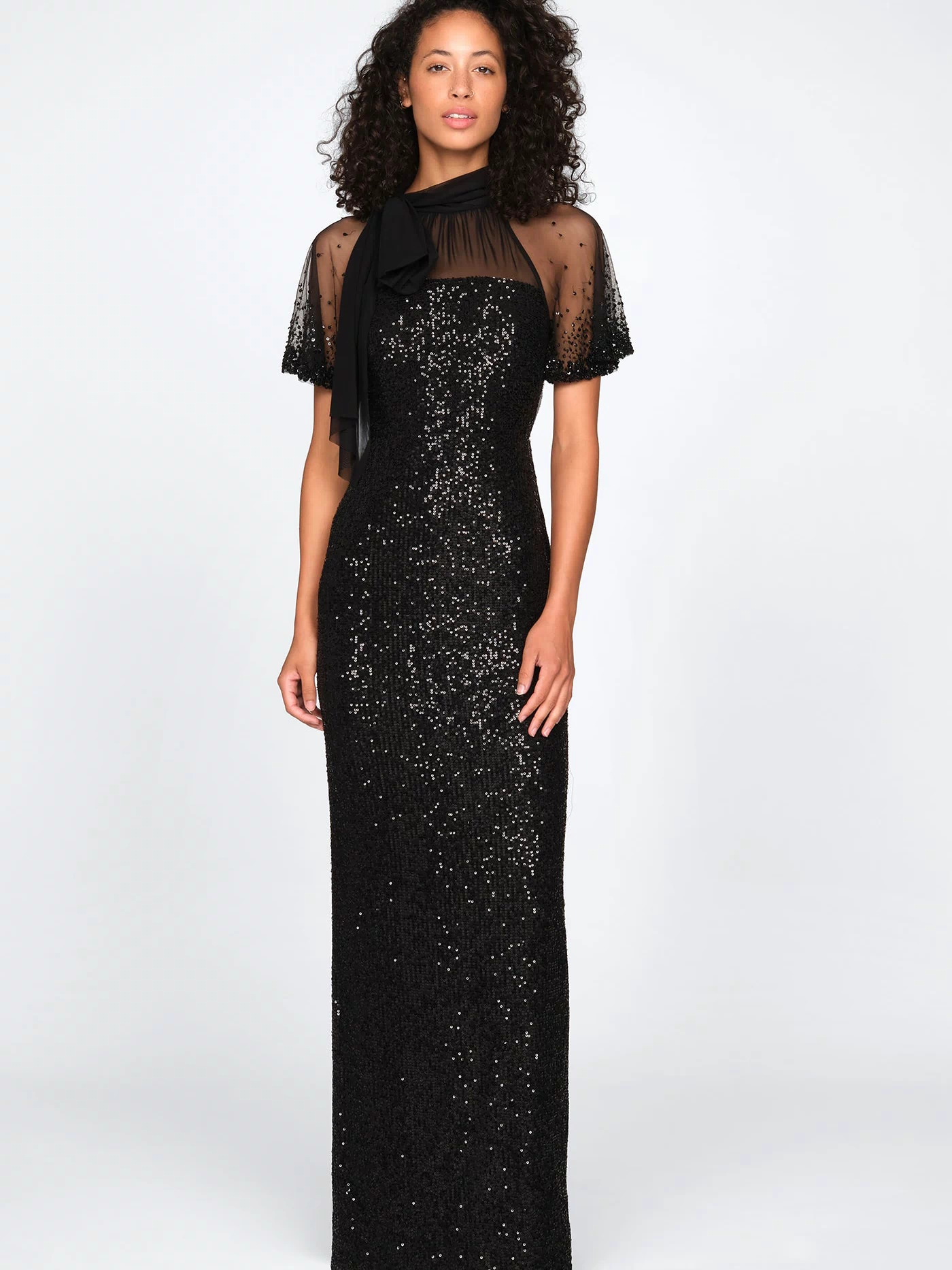 Violette Neck Tie Gown