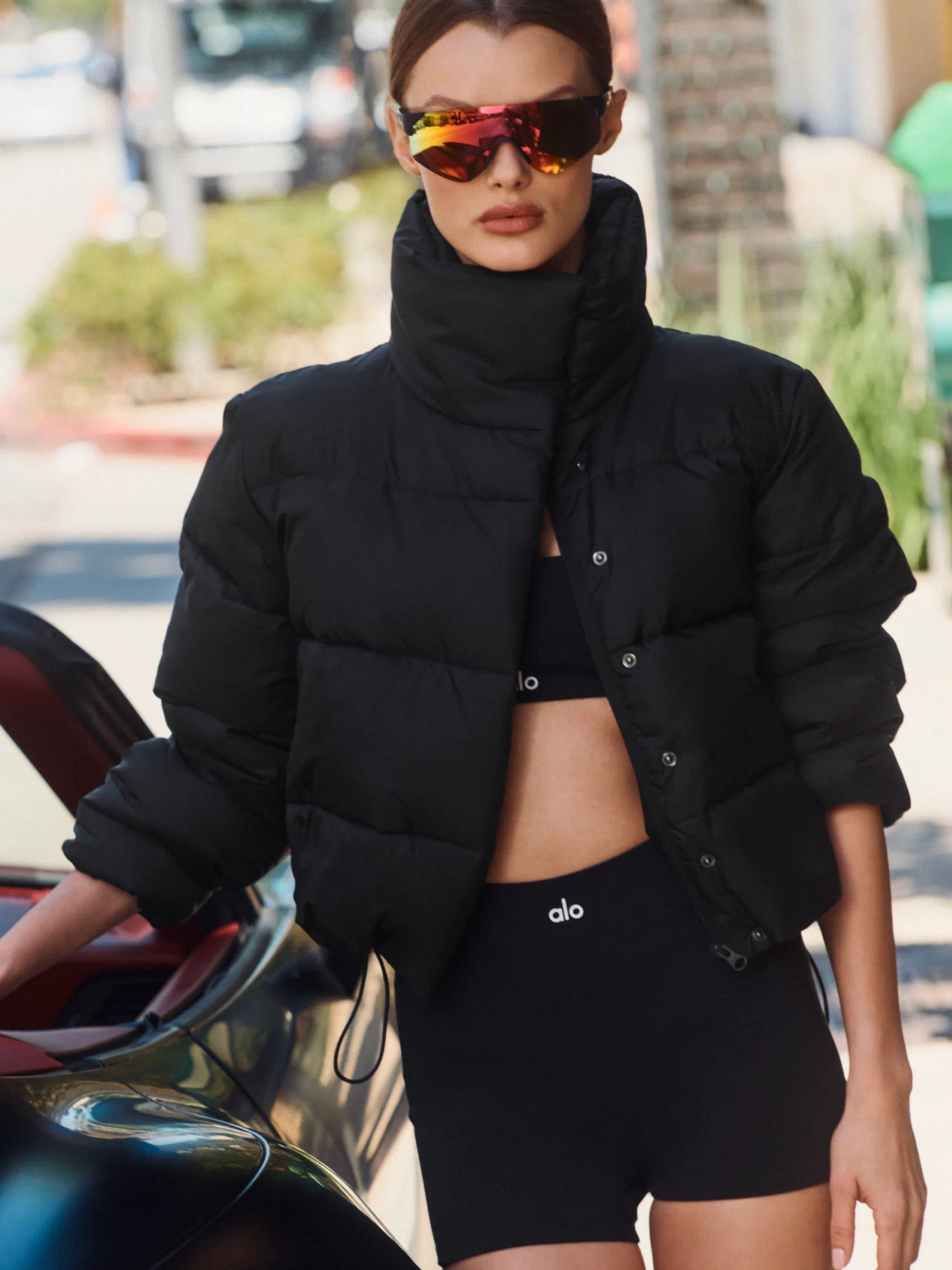 Gold Rush Puffer - Black