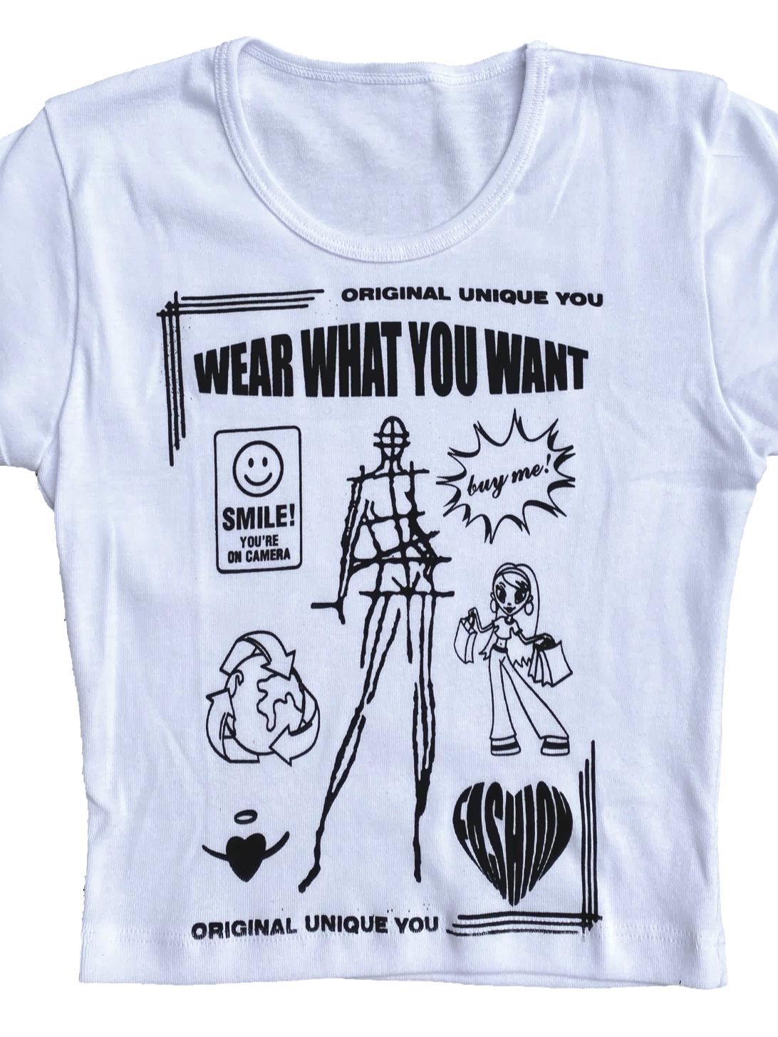 Wear What You Want Crop Top
