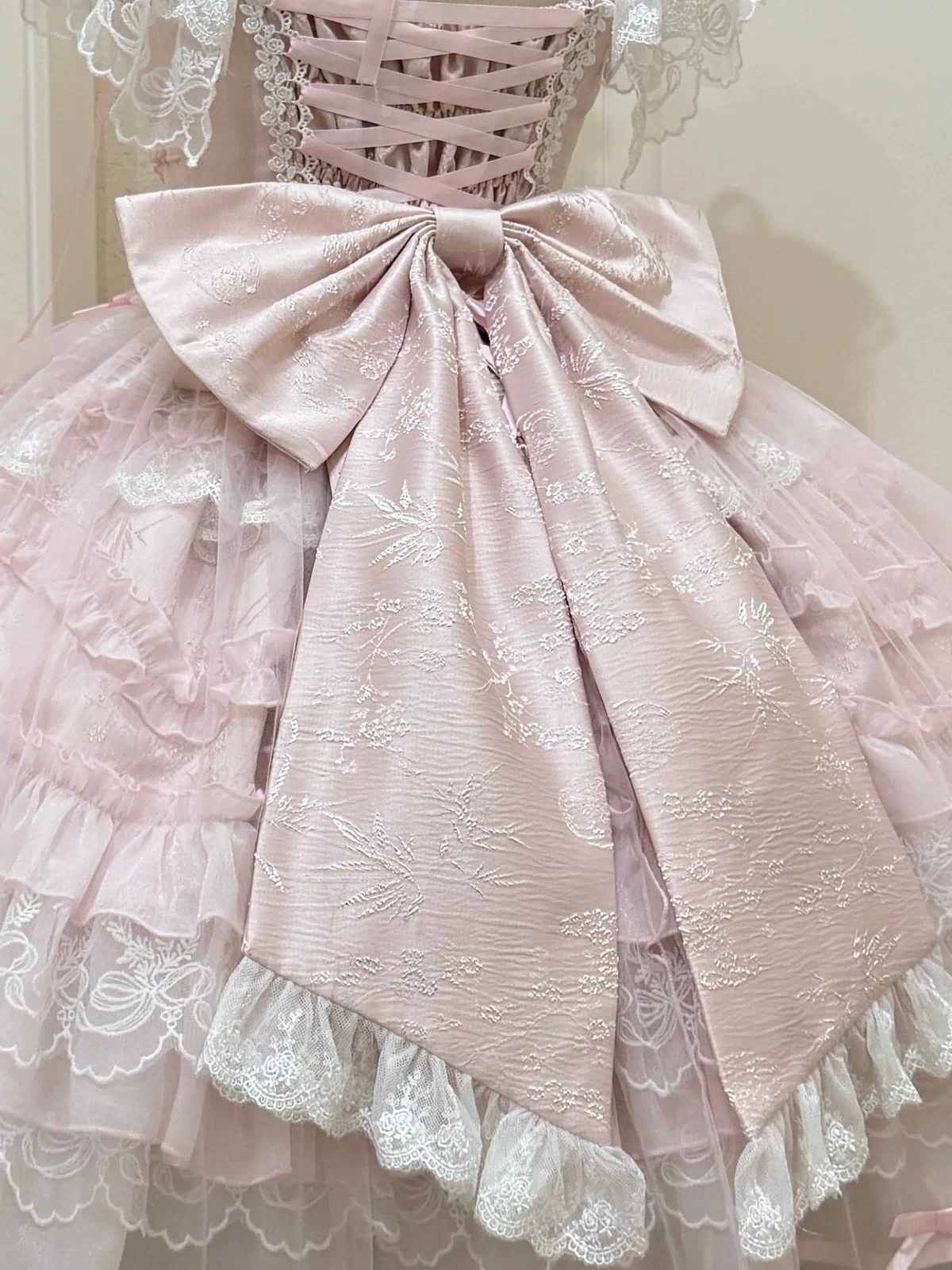 Eternal Vow - Wedding Lolita JSK, Detachable Overlay