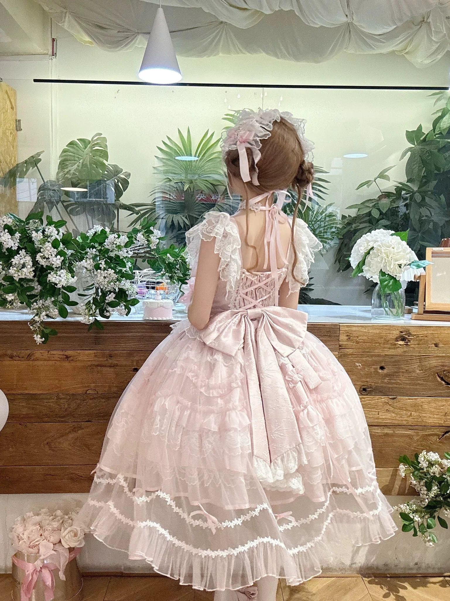 Eternal Vow - Wedding Lolita JSK, Detachable Overlay