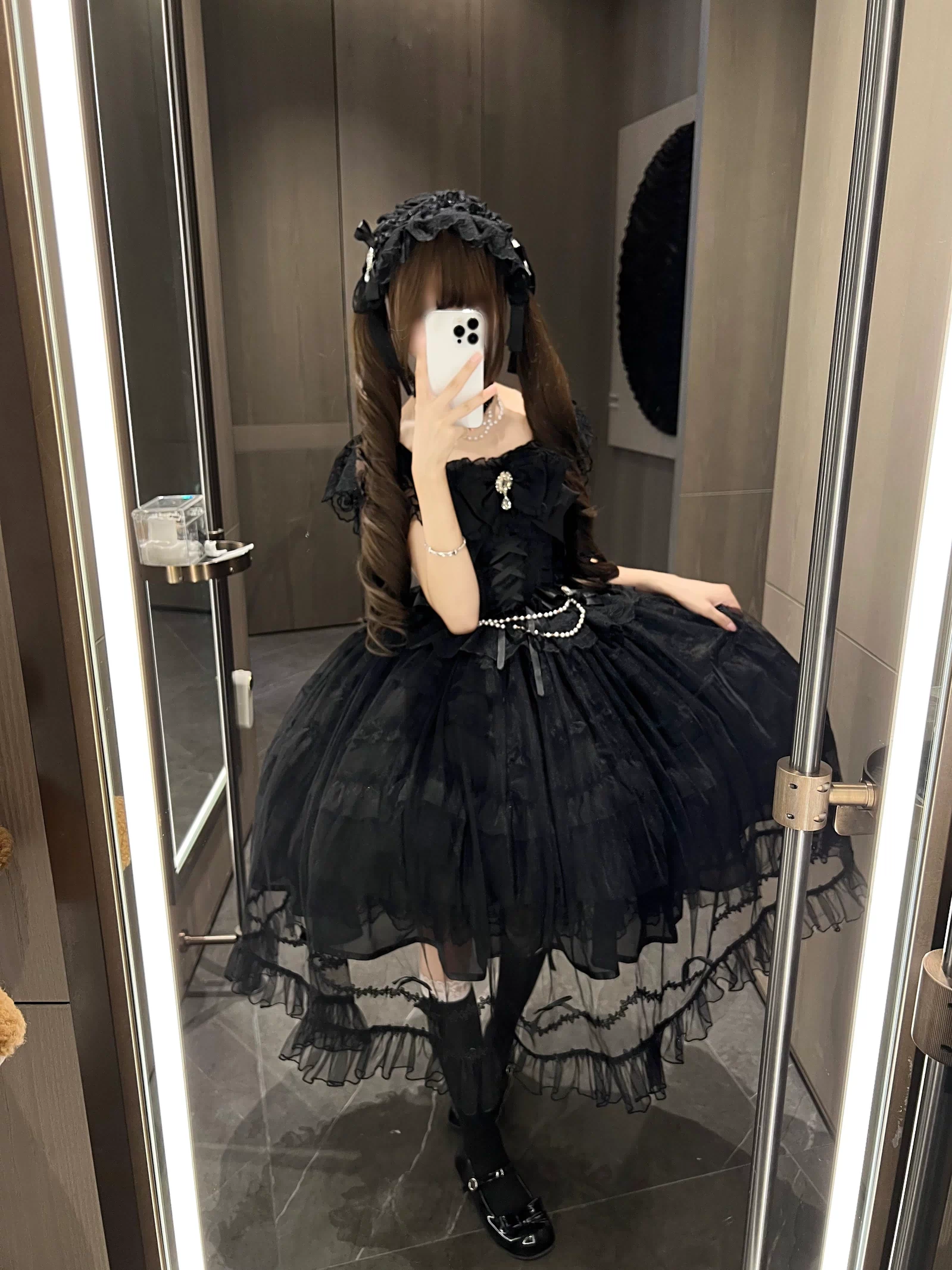 Eternal Vow - Wedding Lolita JSK, Detachable Overlay