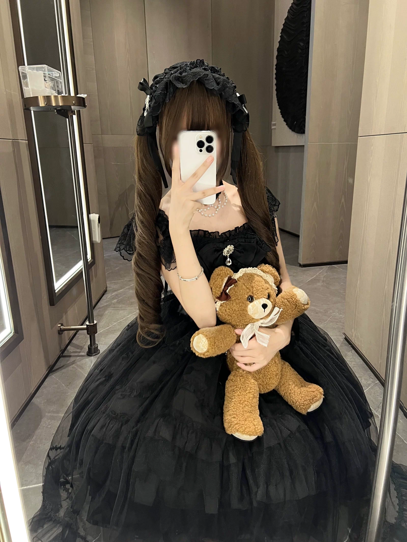 Eternal Vow - Wedding Lolita JSK, Detachable Overlay