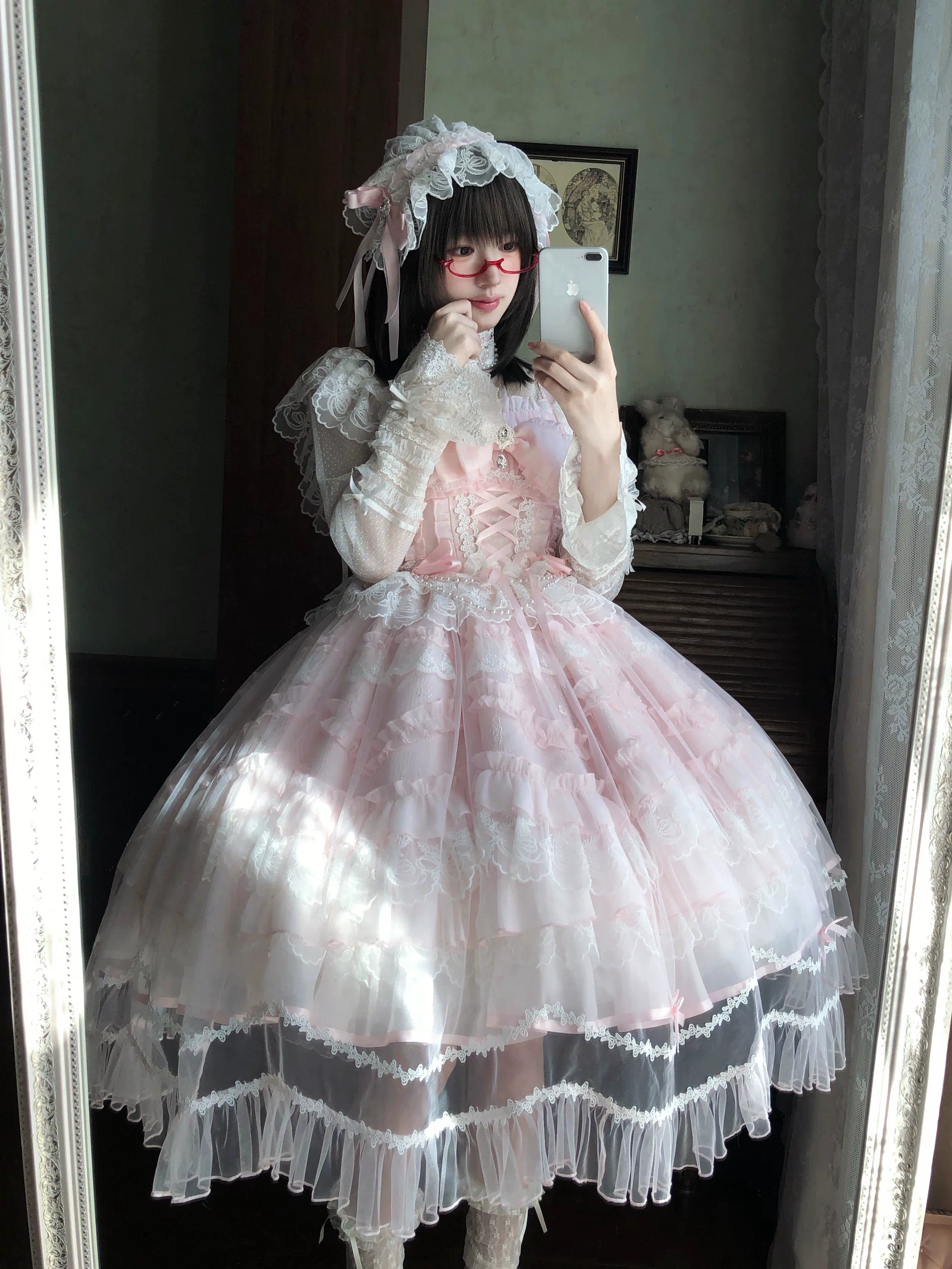 Eternal Vow - Wedding Lolita JSK, Detachable Overlay
