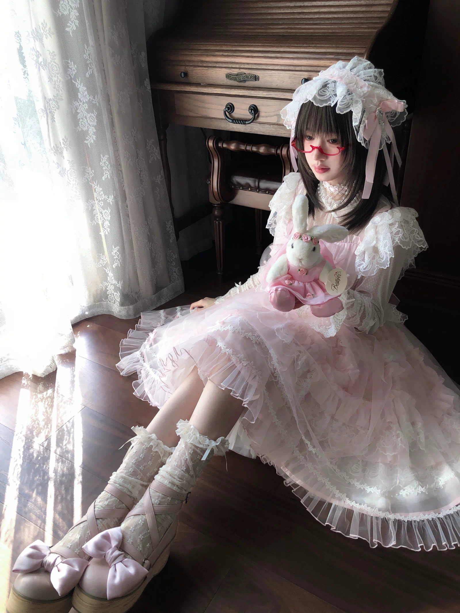 Eternal Vow - Wedding Lolita JSK, Detachable Overlay
