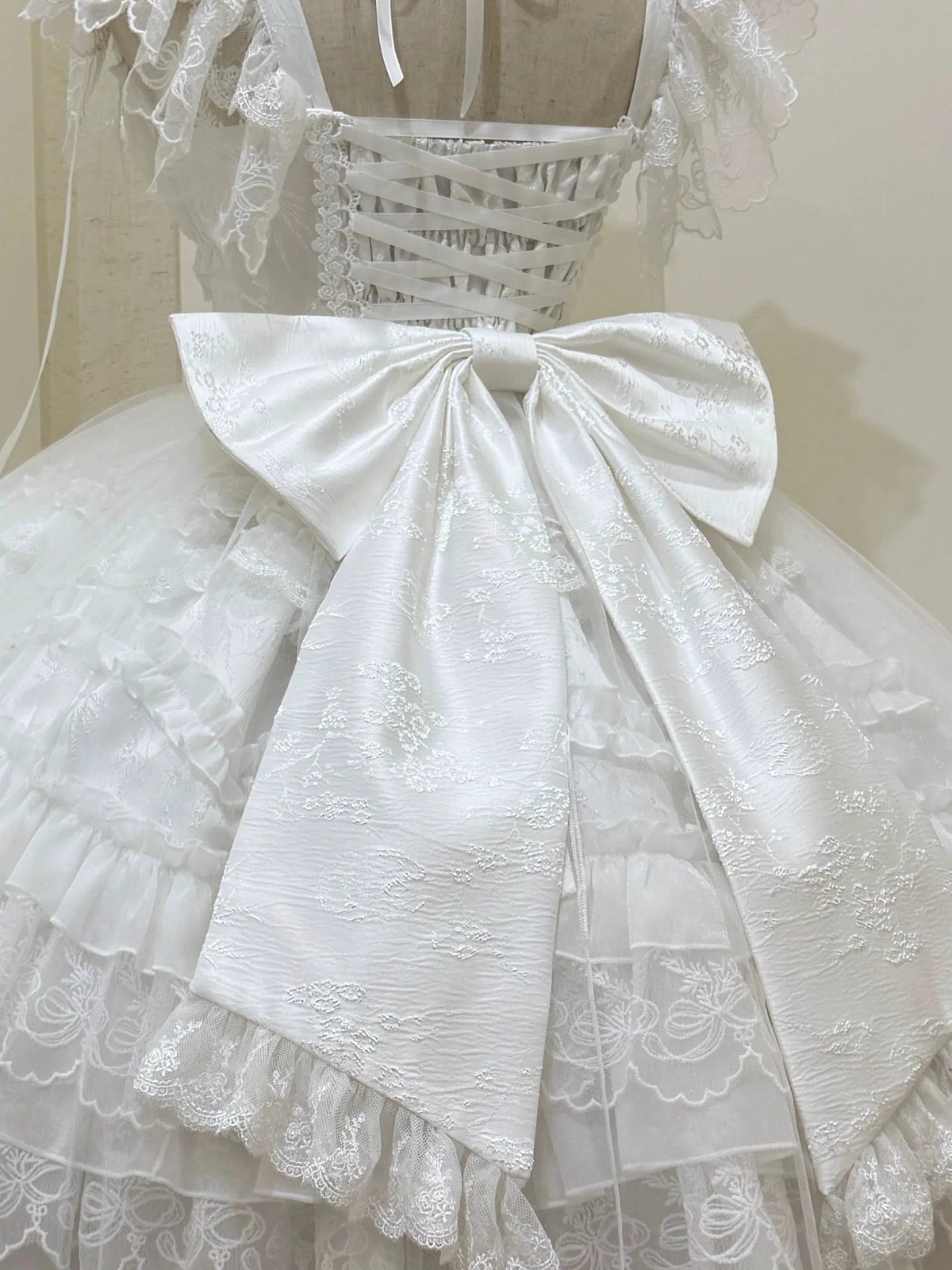 Eternal Vow - Wedding Lolita JSK, Detachable Overlay 44248:800945