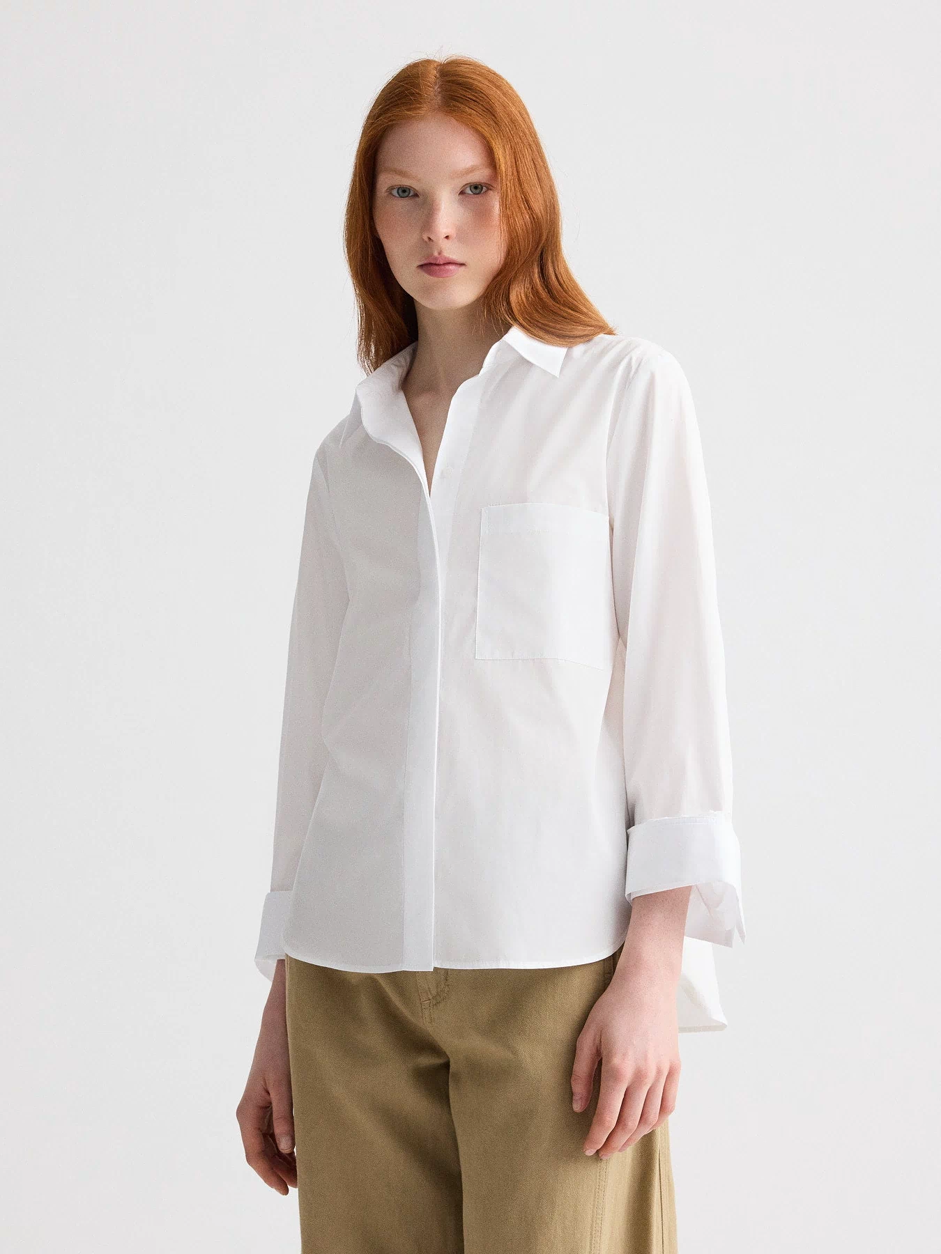 Boyfriend Shirt in Superfine Cotton