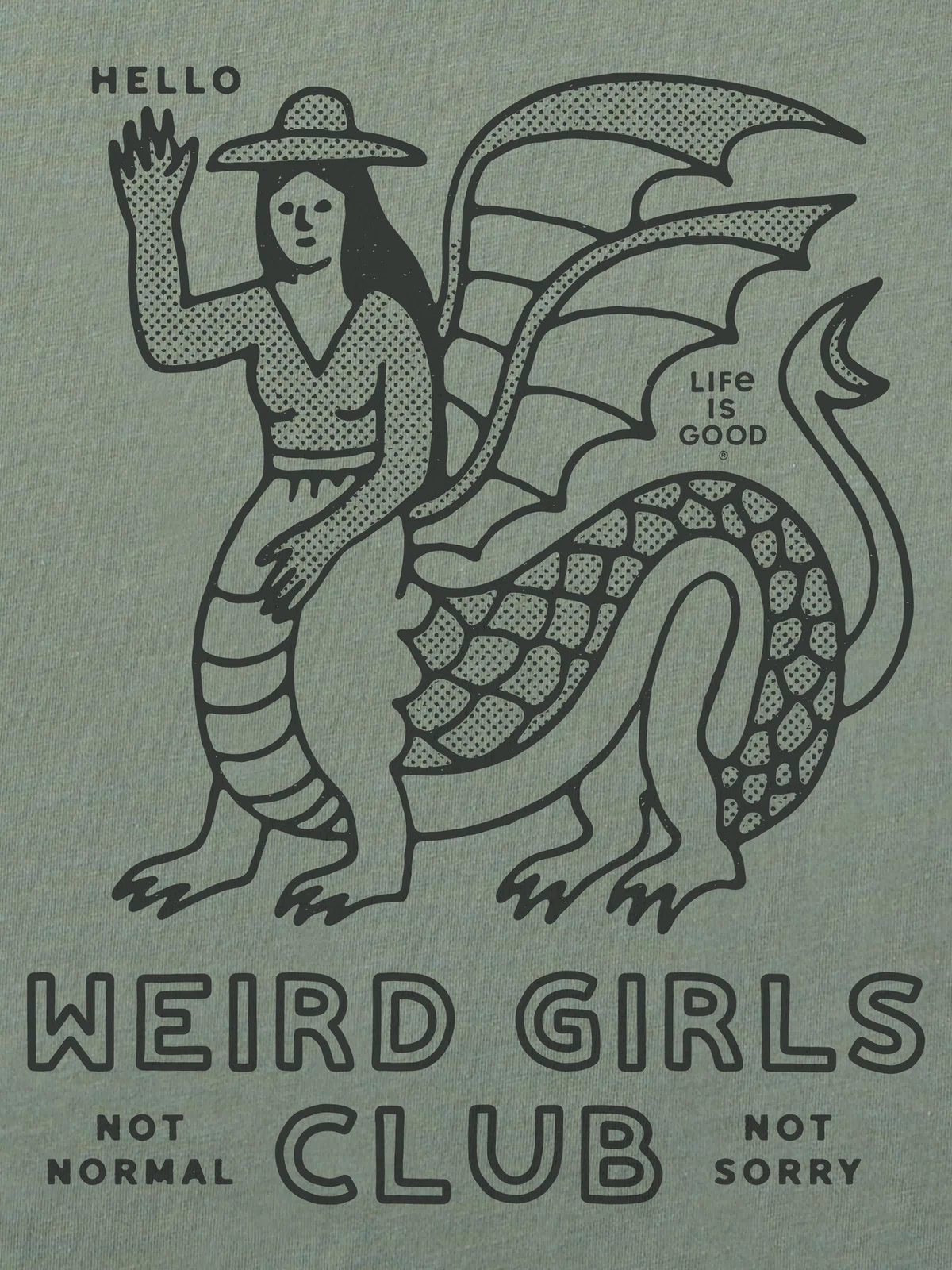 Product image for "Women's Weird Girls Club Short Sleeve Crusher Boxy Tee" ||168872_2