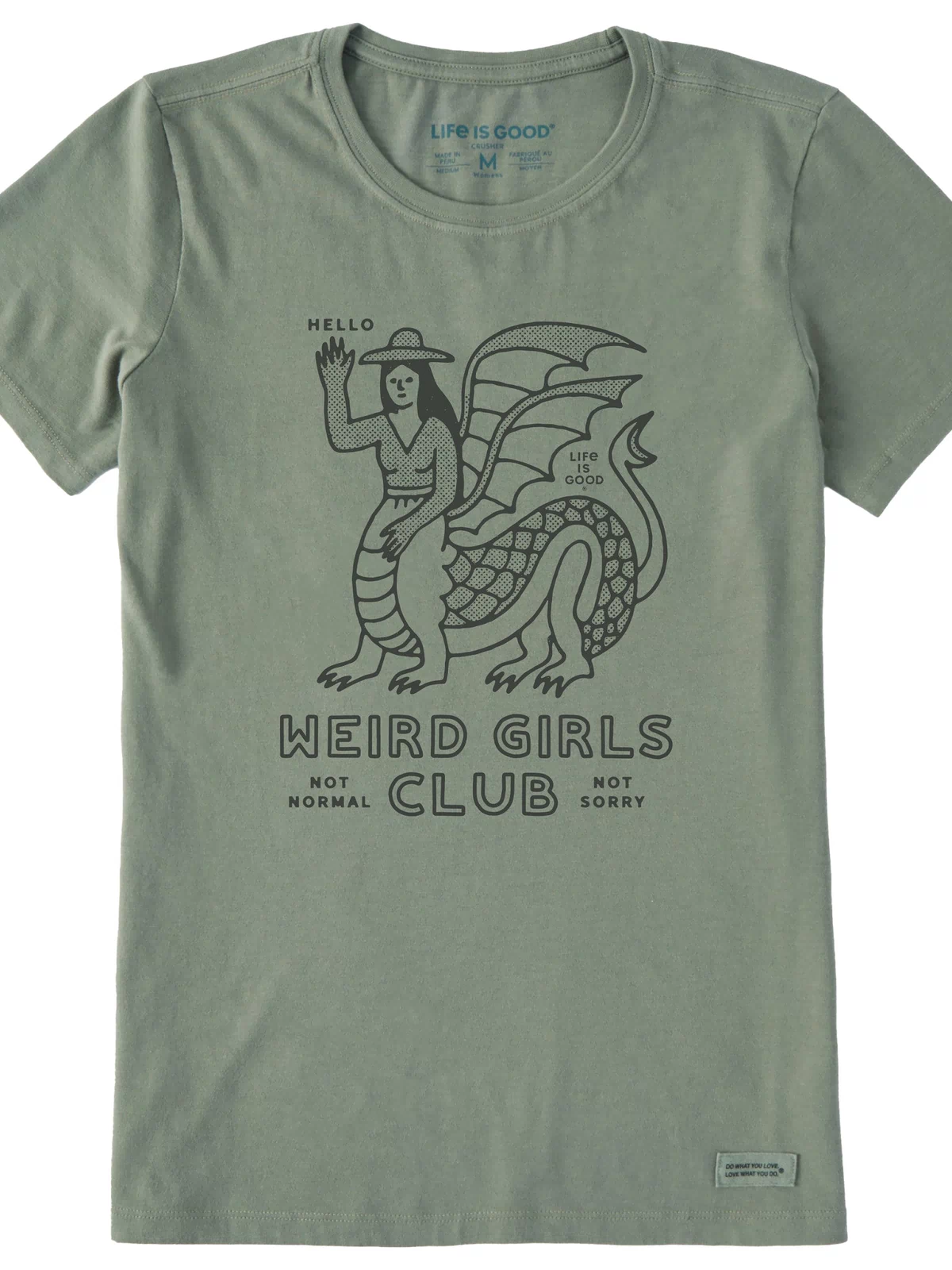 Women's Weird Girls Club Short Sleeve Crusher Tee