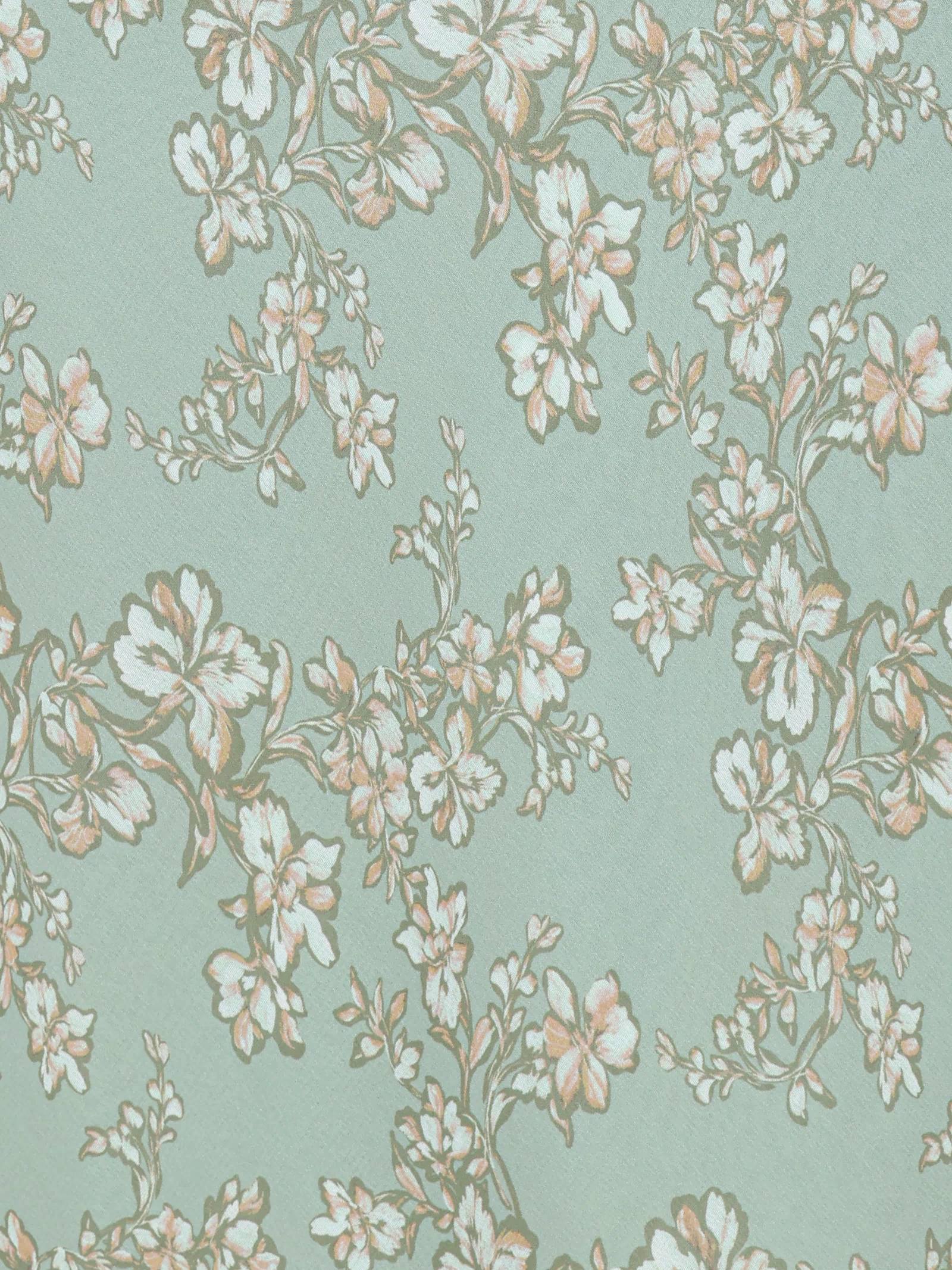Petal and Pup USA DRESSES Yolanda Long Sleeve Maxi Dress - Sage Green Floral