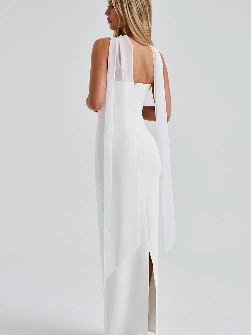 Yulia Maxi Dress - Ivory Dress Babyboo Fashion Premium Exclusive Design