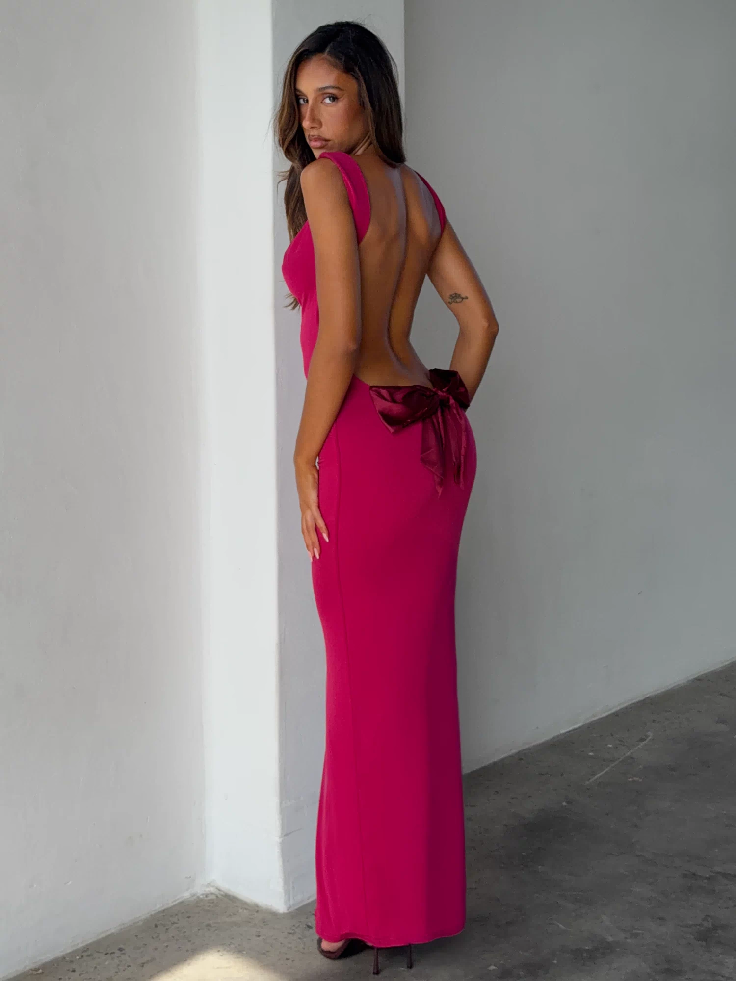 ZITA DRESS - RED : SALSA : DEEP RED